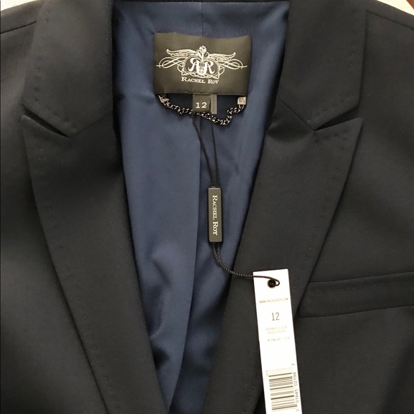 Rachel Roy navy blazer - Picture 3 of 5